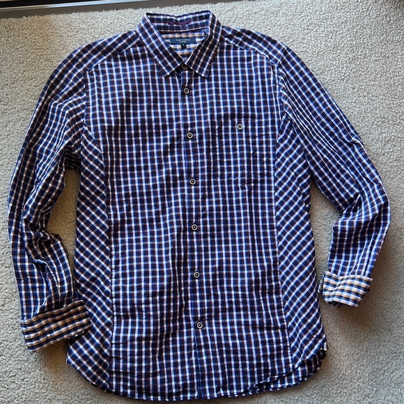 Ted Baker London long sleeve button down size 4 - Picture 1 of 4